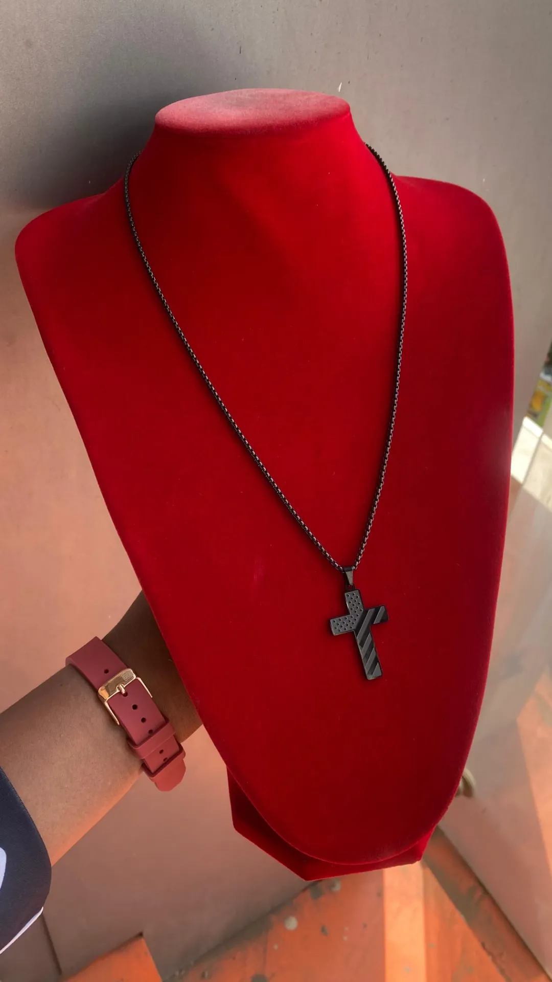 Matte Black Necklace