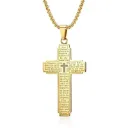 Engraved Lord's Prayer Necklace